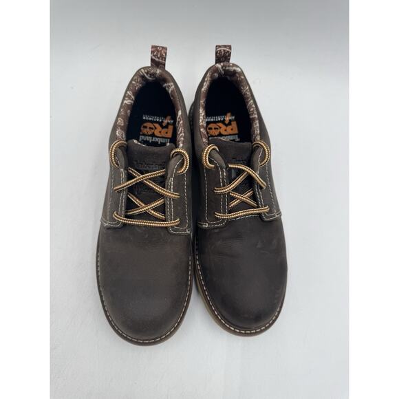 NEW Timberland HIGHTOWER Women's Oxford Safety Work Shoe Brown US Size 6 Medium - Picture 6 of 11